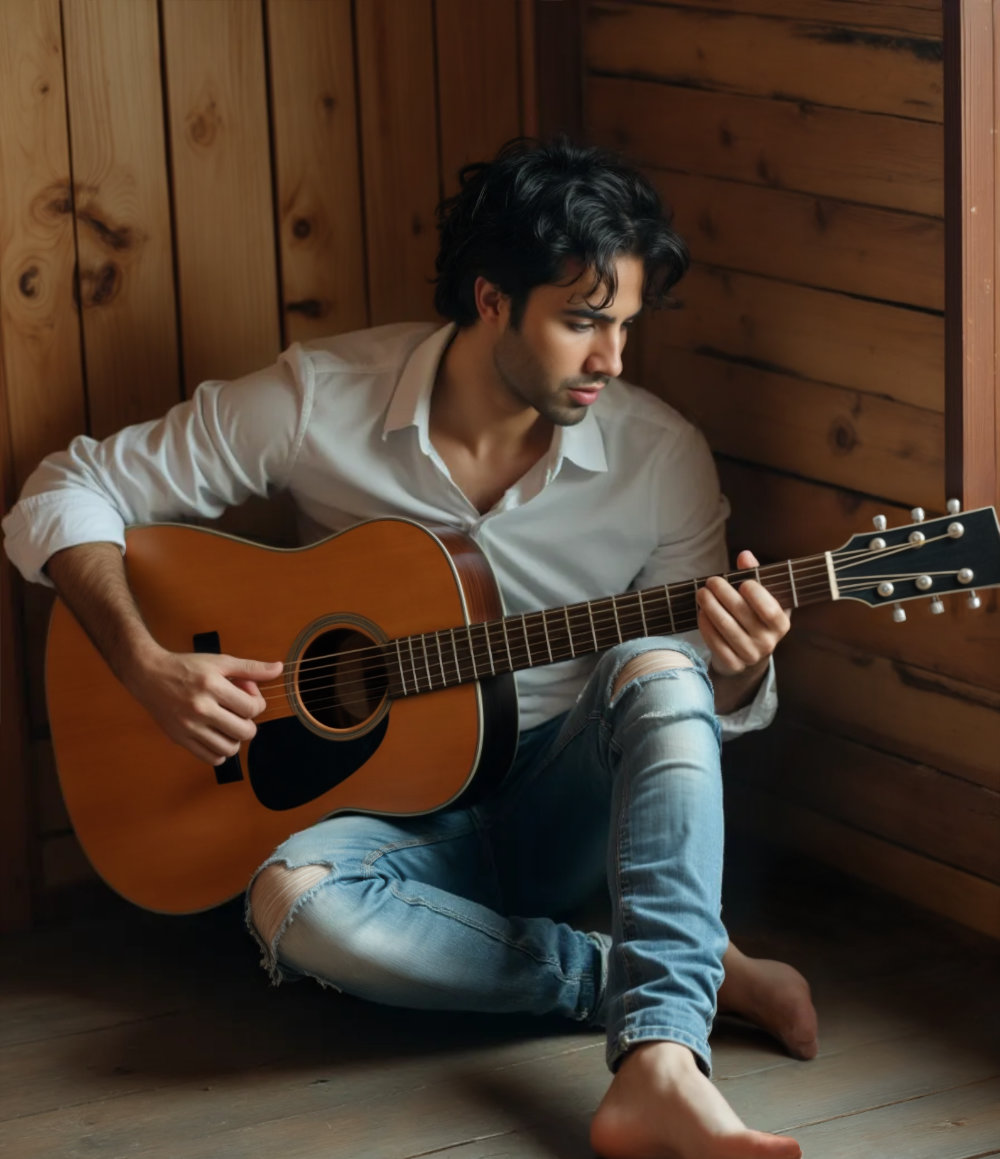 karma guitarra madera 1